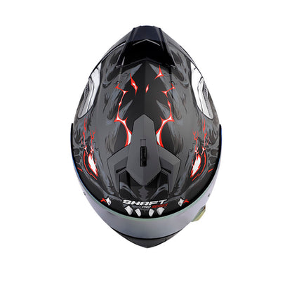 CASCO SHAFT SHPRO-610EVO DRAGON FIRE MATE GRIS ROJO