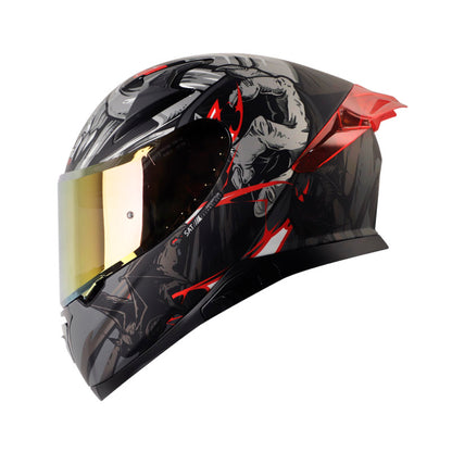 CASCO SHAFT SH-612DV PRO DRACULA MATE NEGRO GRIS IRIDIUM