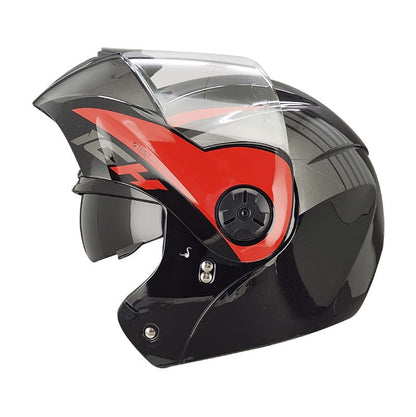 CASCO ICH ICH-3110DV LEGION NEGRO ROJO