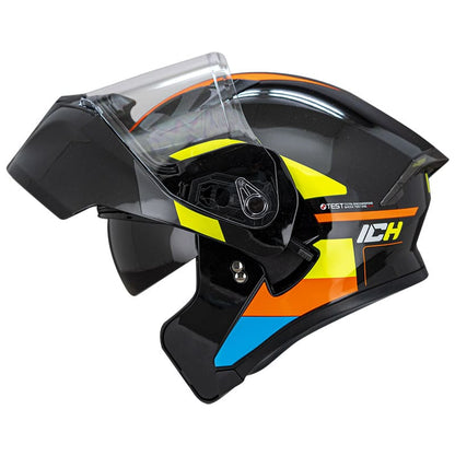 CASCO ICH ICH-3120DV TREPID NEGRO AMARILLO NEON