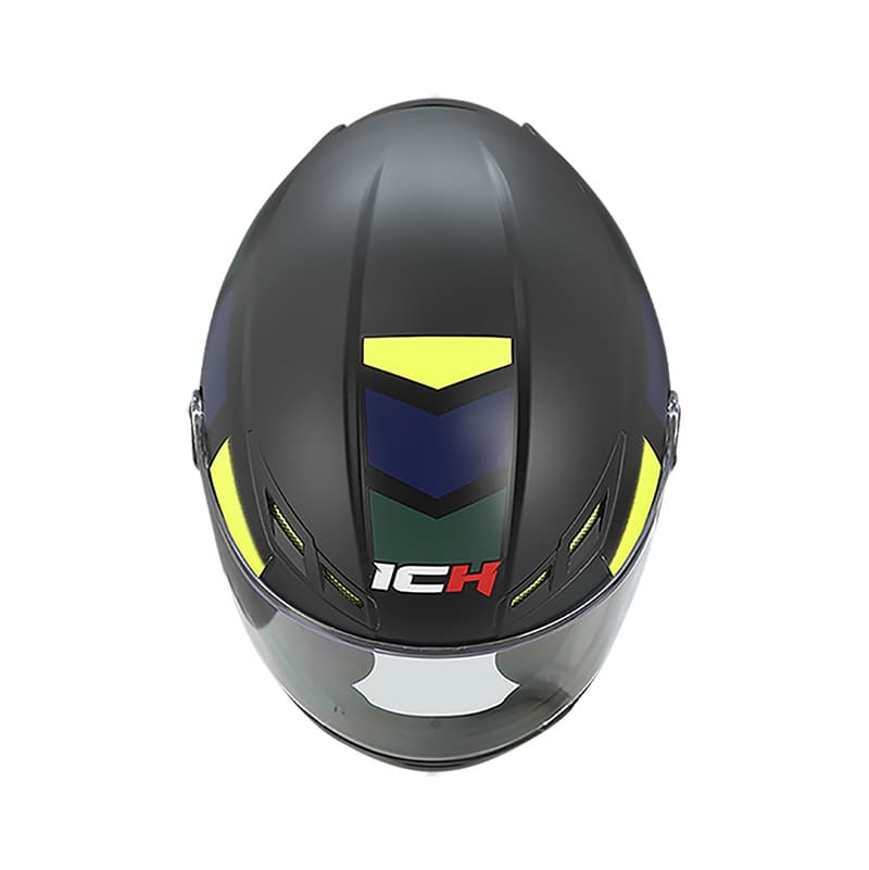 CASCO ICH ICH-501SP THE BRAND MATE NEGRO AMARILLO NEON
