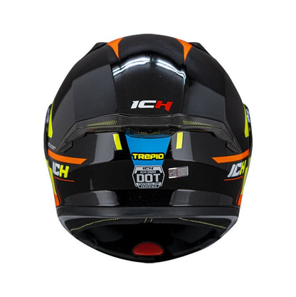 CASCO ICH ICH-3120DV TREPID NEGRO AMARILLO NEON