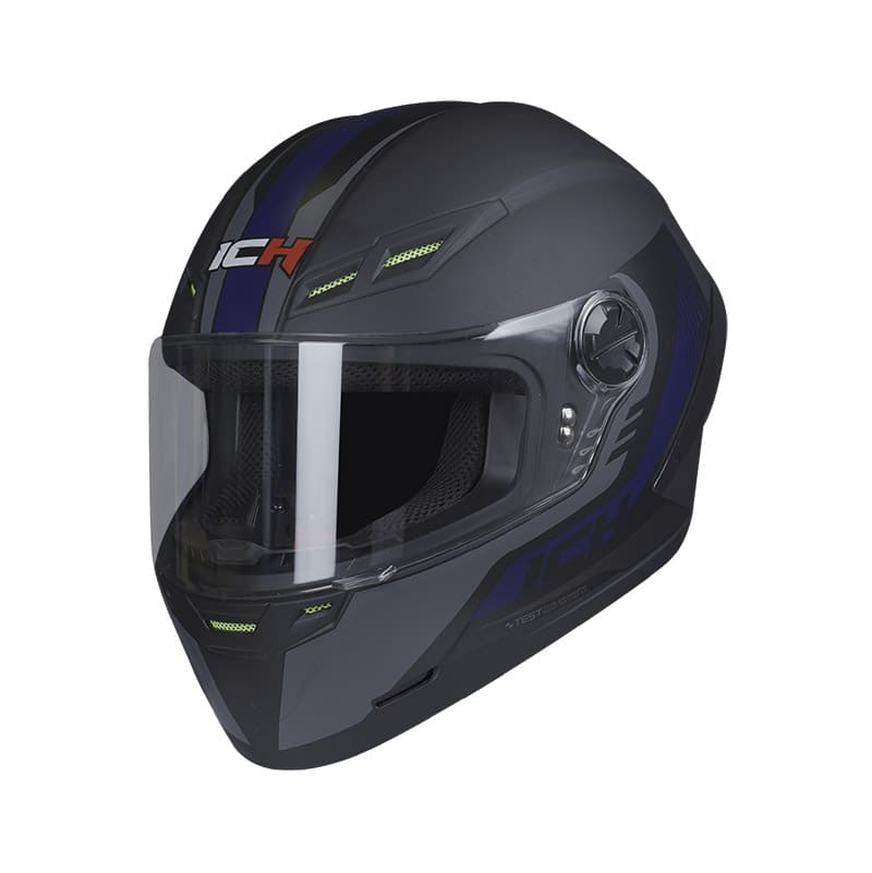 CASCO ICH ICH-501SP RAPTOR MATE NEGRO AZUL NAVY