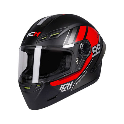 CASCO ICH ICH-501SP TUSS MATE NEGRO ROJO