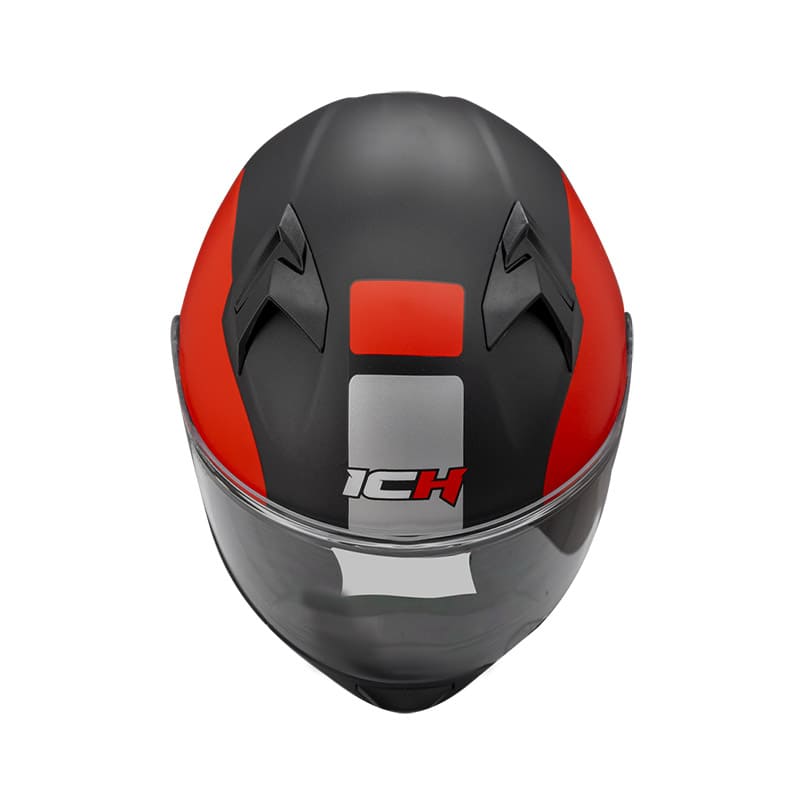 CASCO ICH ICH-503SP PAAK MATE NEGRO ROJO