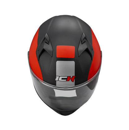 CASCO ICH ICH-503SP PAAK MATE NEGRO ROJO