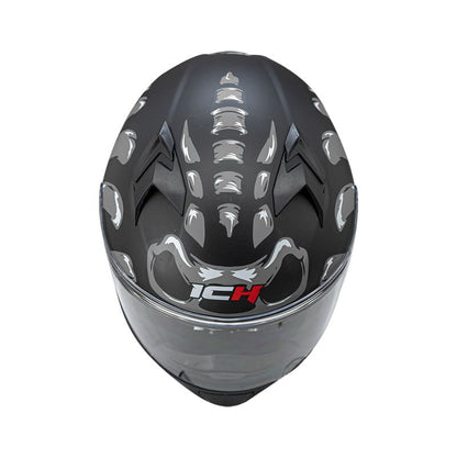 CASCO ICH ICH-503SP SKULLER MATE NEGRO GRIS