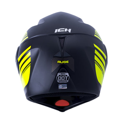 CASCO ICH ICH-3110DV AUGE MATE NEGRO AMERILLO NEON RAMDON