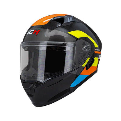 CASCO ICH ICH-3120DV TREPID NEGRO AMARILLO NEON