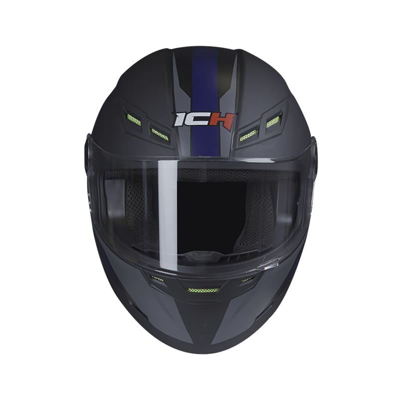 CASCO ICH ICH-501SP RAPTOR MATE NEGRO AZUL NAVY