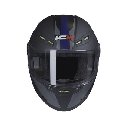 CASCO ICH ICH-501SP RAPTOR MATE NEGRO AZUL NAVY