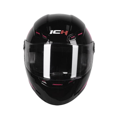 CASCO ICH ICH-501SP RUSH NEGRO FUCSIA NEON