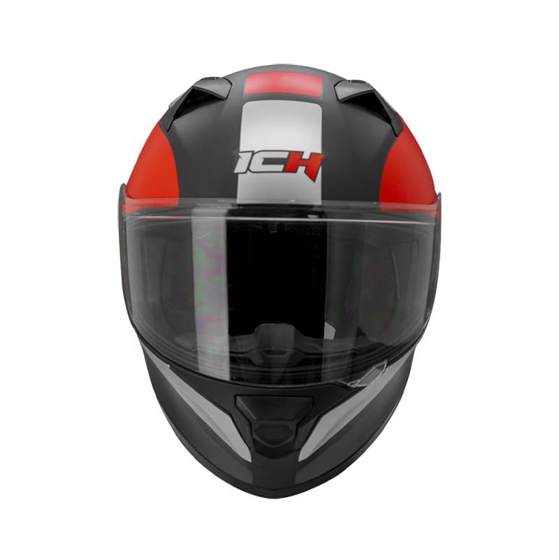 CASCO ICH ICH-503SP PAAK MATE NEGRO ROJO