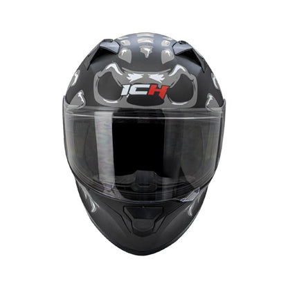 CASCO ICH ICH-503SP SKULLER MATE NEGRO GRIS