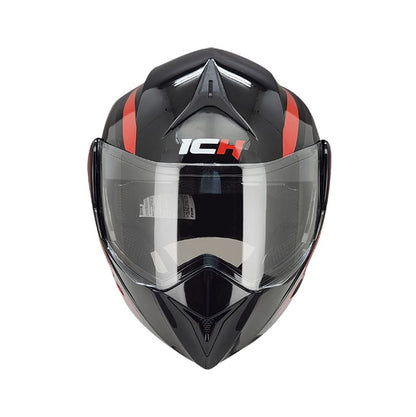 CASCO ICH ICH-3110DV LEGION NEGRO ROJO