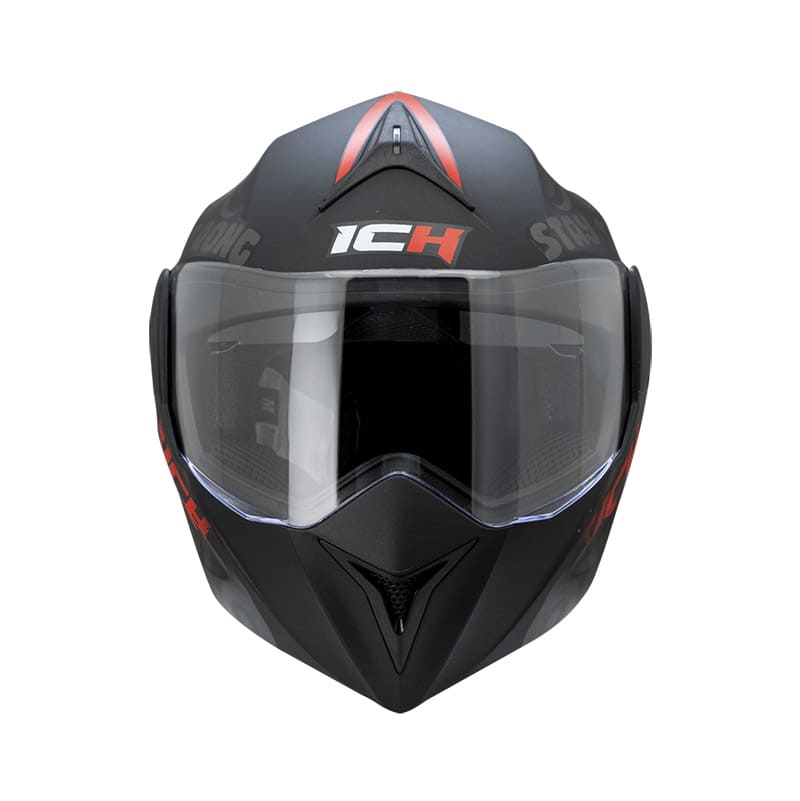 CASCO ICH ICH-3110DV WORDS MATE NEGRO ROJO