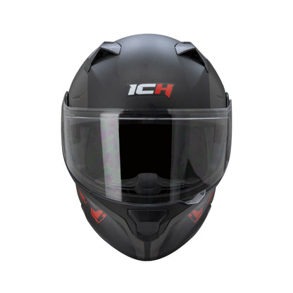 CASCO ICH ICH-3120DV METEOR MATE NEGRO ROJO