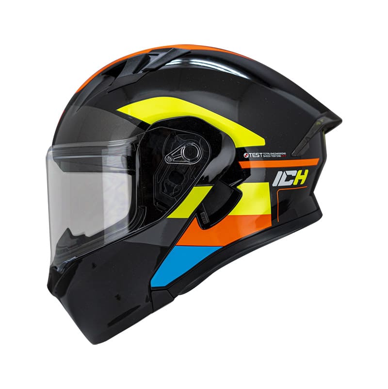 CASCO ICH ICH-3120DV TREPID NEGRO AMARILLO NEON