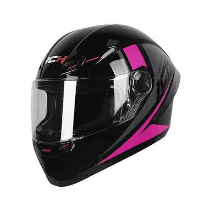 CASCO ICH ICH-501SP RUSH NEGRO FUCSIA NEON