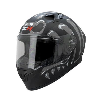 CASCO ICH ICH-503SP SKULLER MATE NEGRO GRIS