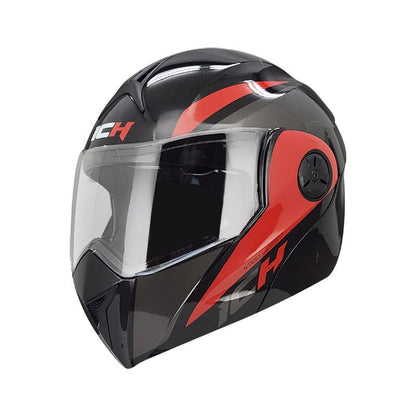 CASCO ICH ICH-3110DV LEGION NEGRO ROJO