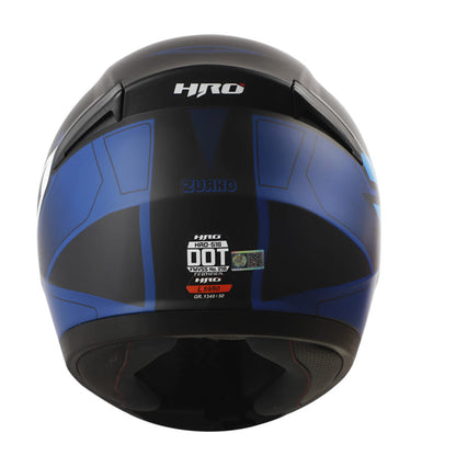 CASCO HRO HRO-516 ZURKO MATE NEGRO AZUL