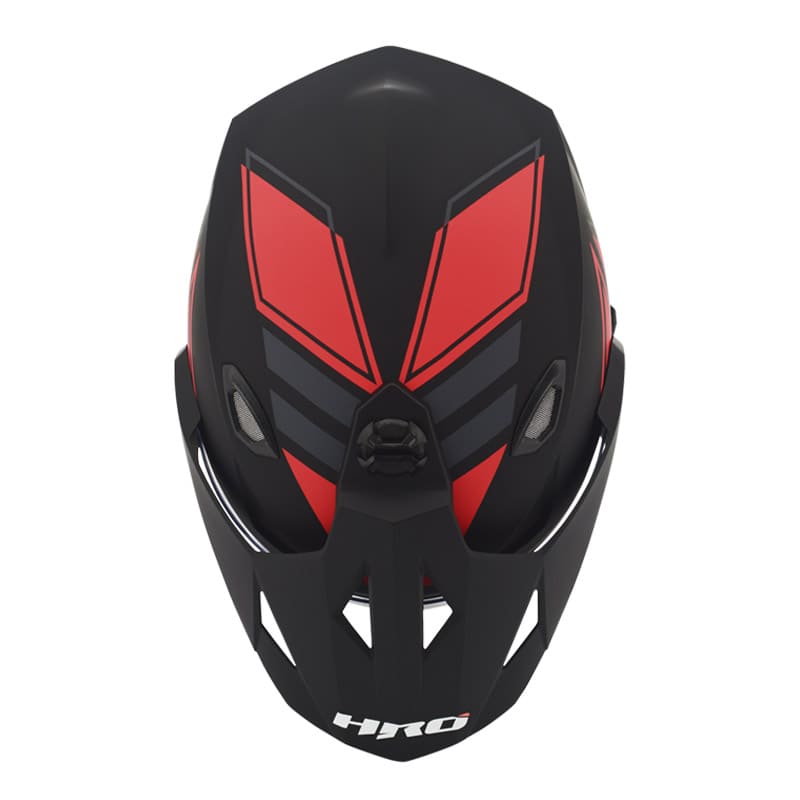 CASCO HRO HRO-MX330DV TRAP MATE NEGRO ROJO
