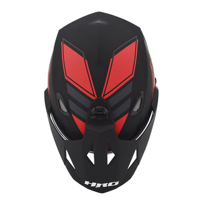 CASCO HRO HRO-MX330DV TRAP MATE NEGRO ROJO