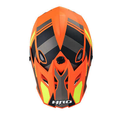 CASCO HRO HRO-MX03 RUN MATE NARANJA NEON AMARILLO NEON