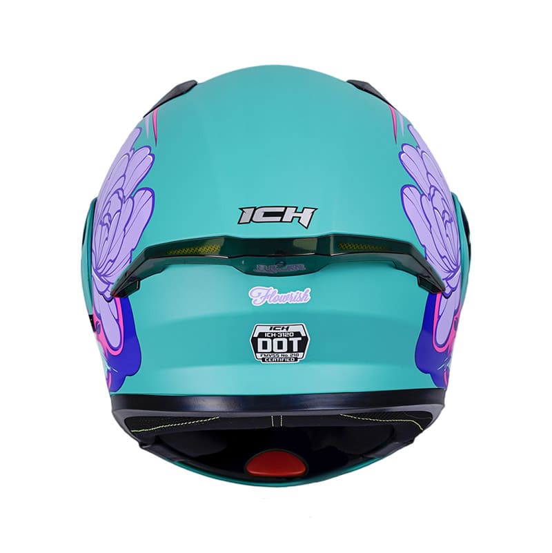 CASCO ICH ICH-3120DV FLOWRISH MENTA LILA VISOR HUMO