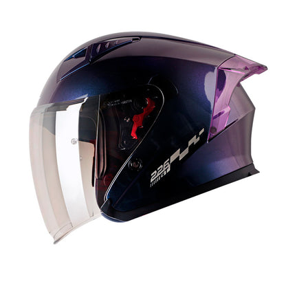 CASCO SHAFT SH-226GT SOLID CAMALEON PLATA VISOR IRIDIUM