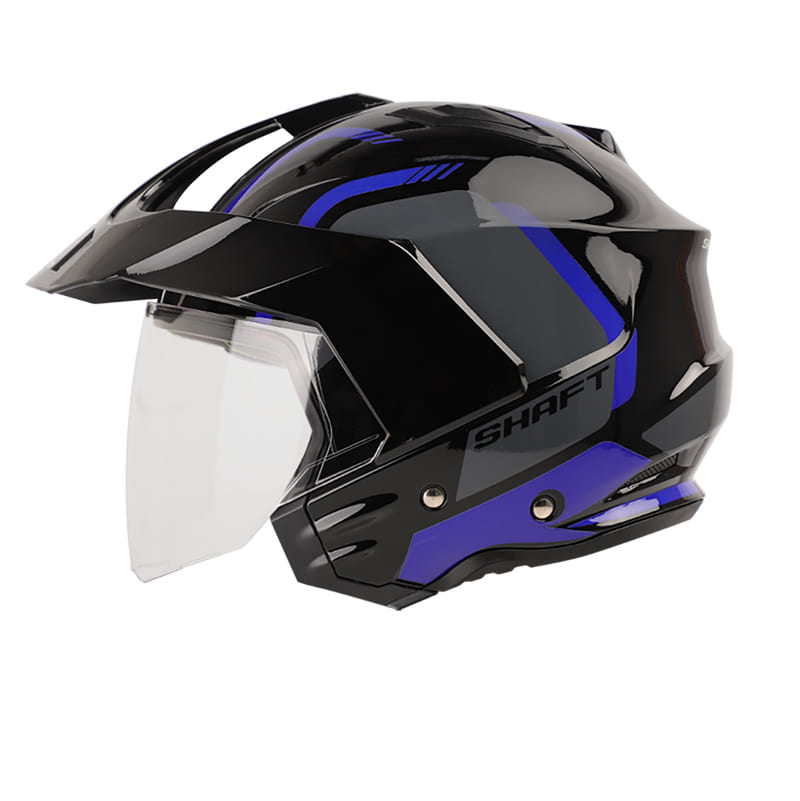 CASCO SHAFT SH-227 LOCK NEGRO AZUL