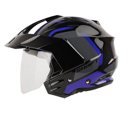 CASCO SHAFT SH-227 LOCK NEGRO AZUL