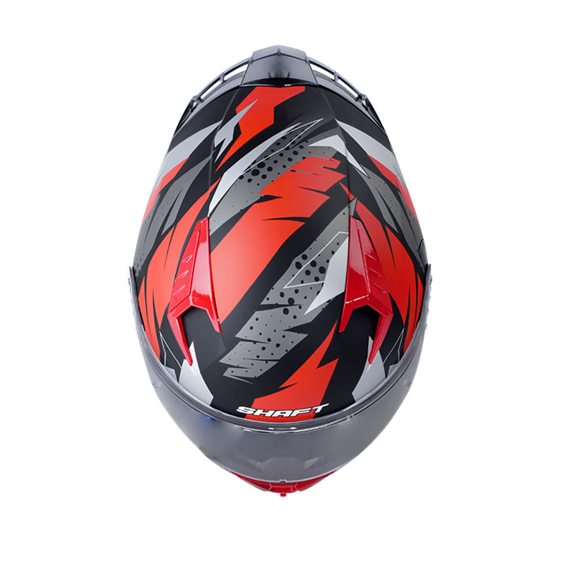 CASCO SHAFT SH-526SP SMASH MATE NEGRO ROJO SMOKE