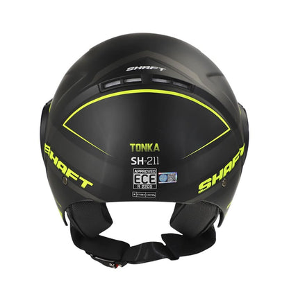 CASCO SHAFT SH-211 TONKA MATE NEGRO AMARILLO NEON
