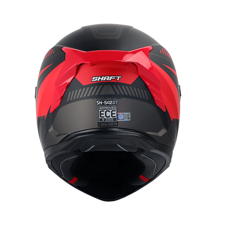 CASCO SHAFT SH-542GT XIOMAZ MATE NEGRO ROJO