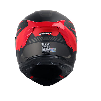 CASCO SHAFT SH-542GT XIOMAZ MATE NEGRO ROJO