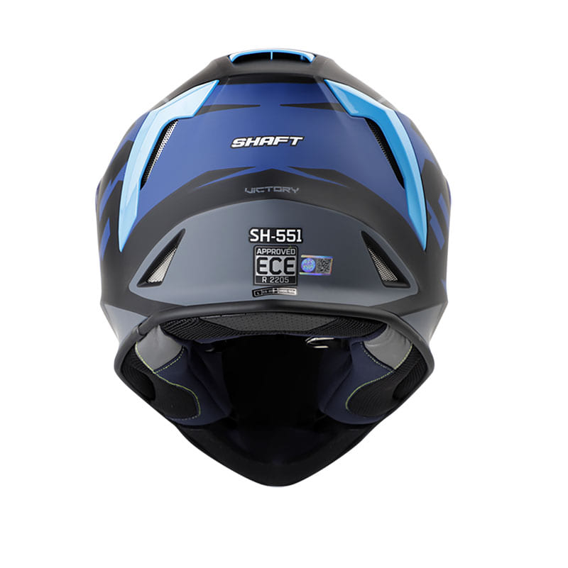 CASCO SHAFT SH-551 VICTORY MATE NEGRO AZUL