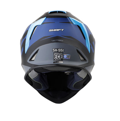 CASCO SHAFT SH-551 VICTORY MATE NEGRO AZUL