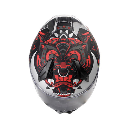 CASCO SHAFT SH-560 DEMONIAK FEST MATE NEGRO ROJO