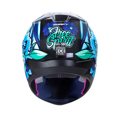 CASCO SHAFT SH-560 FREE SPIRIT MATE NEGRO AZUL