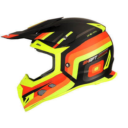 CASCO SHAFT SH-MX33 RAPTOR DEX MATE NEGRO NARANJA NEON