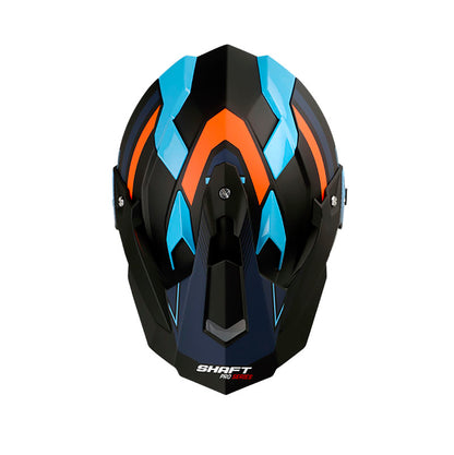 CASCO SHAFT MX370 DV PRO REPSO MATE NEGRO AZUL
