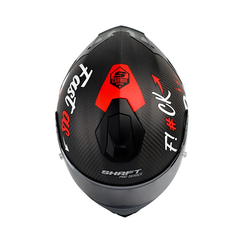 CASCO SHAFT SH-620C EVO APEX PRO NEGRO ROJO VISOR PLATA