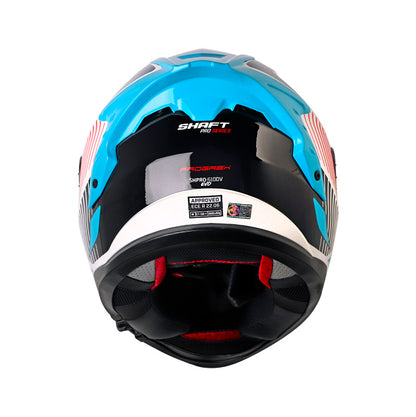 CASCO SHAFT SH-610EVO PROGREX BLANCO ROJO