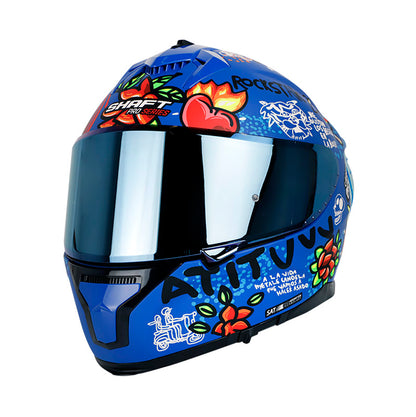 CASCO SHAFT SH-610DV PRO CANDELA AZUL CANDY VISOR IRIDIUM