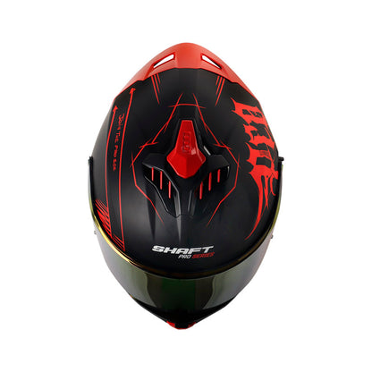 CASCO SHAFT SH-611RS PRO DARK LAB MATE NEGRO ROJO IRIDIUM