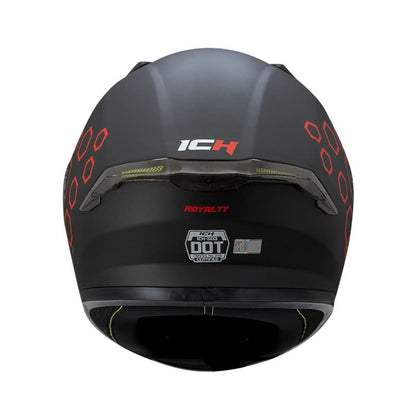 CASCO ICH ICH-503SP ROYALTY MATE NEGRO ROJO