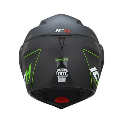 CASCO ICH ICH-3110DV MACED MATE NEGRO VERDE NEON