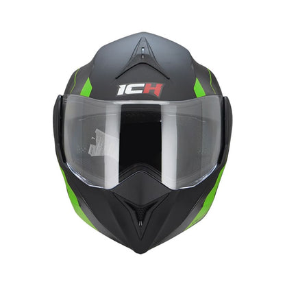 CASCO ICH ICH-3110DV MACED MATE NEGRO VERDE NEON